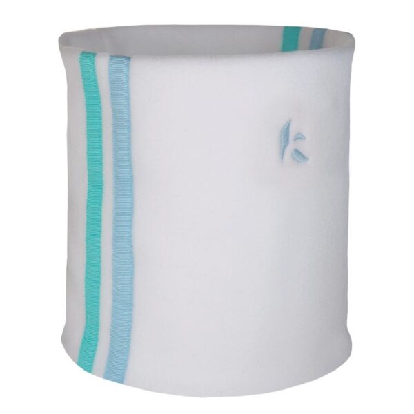 White w. double aqua