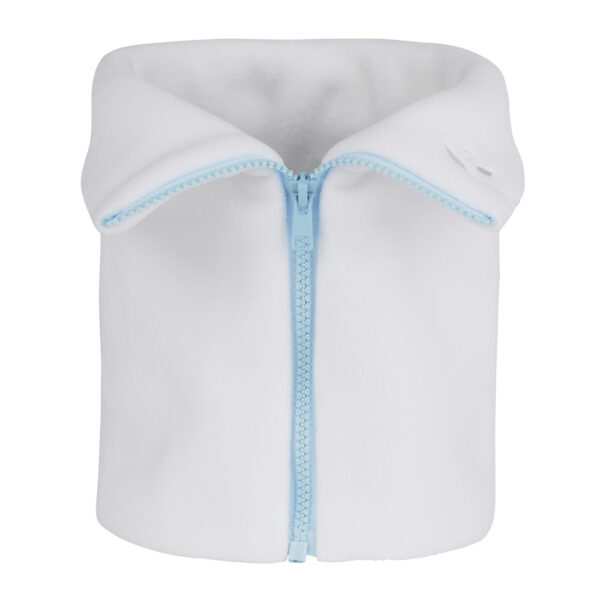 White light blue zip