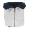 Dual fullzip white with navy