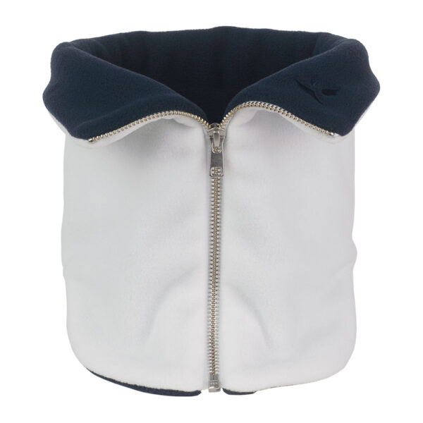 Dual fullzip white with navy